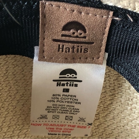 Hatiis New Sun Hat Foldable Packable Size Large - Picture 3 of 6